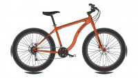 Велосипед Black One Monster 26 D оранжевый/чёрный/черный Рама: 18" (2022)