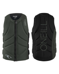 Спасательный жилет неопрен мужской O'Neill SLASHER COMP VEST khaki (4917EU GE4) (2020)