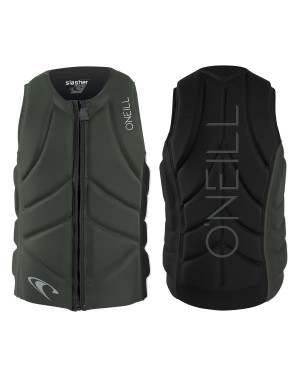 Спасательный жилет неопрен мужской O&#039;Neill SLASHER COMP VEST khaki (4917EU GE4) (2020) 