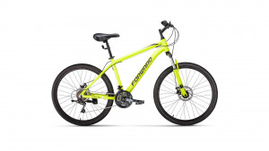 Велосипед Forward Hardi 26 2.0 disc ярко-желтый/черный рама: 17&quot; (2021) 