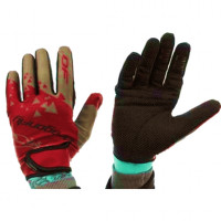 Перчатки Dragonfly Cross red/grey