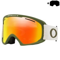 Горнолыжная маска Oakley O FRAME 2.0 PRO XL Dark Brush Grey / Fire Iridium & Persimmon (2020)