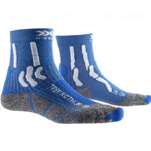 Носки X-Socks Trek X Cotton Junior Lake Blue/Arctic White 