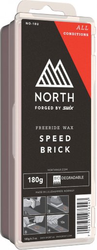Мазь скольжения Swix универсальная North Speed Brick Universal 180 гр (NO-18U)