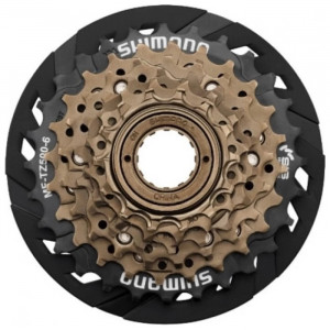 Трещотка Shimano MF-TZ500-6-CP, 14-28T, в упаковке, с защитой EMFTZ5006428CP 