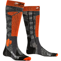 Носки X-Socks Ski Rider 4.0 stone grey melange/x-orange