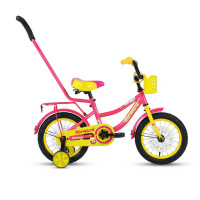 Велосипед Forward Funky 14 фиолетовый/желтый (2020)