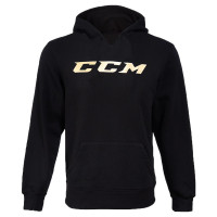 Толстовка CCM Logo Hoody JR BK (2022)