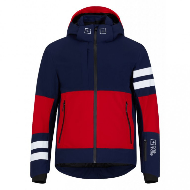 One More 101 Man Insulated Ski Jacket IT navy red white 0U101O0 33CA HC5