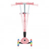 Трехколесный самокат Globber Primo Foldable Lights пастельно-розовый (432-211-3) - Трехколесный самокат Globber Primo Foldable Lights пастельно-розовый (432-211-3)