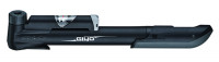 Велосипедный насос Giyo GP-43CA, пластик, манометр 120 PSI (8 атм), T-образная ручка Clever Valve  Presta/Schrader, черный