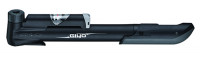 Велосипедный насос Giyo GP-43CA, пластик, манометр 120 PSI (8 атм), T-образная ручка Clever Valve Presta/Schrader, черный