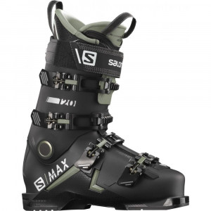 Горнолыжные ботинки Salomon S/Max 120 black/oil green/silver (2021) 