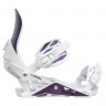 Крепления для сноуборда Jones Women's Aurora deep purple/white (2026) - Крепления для сноуборда Jones Women's Aurora deep purple/white (2026)