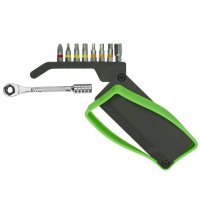 Набор инструментов с трещоткой Syncross Lighter 8 black