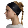 Повязка Buff Thermonet Headband solid black - Повязка Buff Thermonet Headband solid black