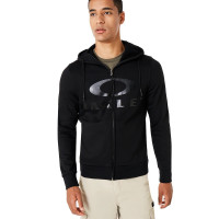 Толстовка мужская Oakley Bark FZ Hoodie Blackout (2021)