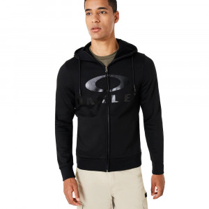 Толстовка мужская Oakley Bark FZ Hoodie Blackout (2021) 