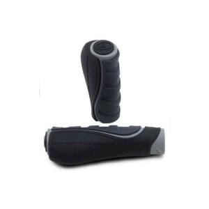 Ручки на руль AUTHOR 8-33551011 AGR Ergo 2 102мм Blk резин. эргон. 2-х компон+гель (100) черно-серые 