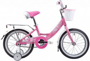 Велосипед NOVATRACK GIRLISH LINE 16&quot;, розовый (2019) 