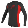 Гидромайка детская длинный рукав O'Neill YOUTH PREMIUM SKINS L/S RASH GUARD black/red 4174 GM5 - Гидромайка детская длинный рукав O'Neill YOUTH PREMIUM SKINS L/S RASH GUARD black/red 4174 GM5