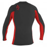 Гидромайка детская длинный рукав O'Neill YOUTH PREMIUM SKINS L/S RASH GUARD black/red 4174 GM5 - Гидромайка детская длинный рукав O'Neill YOUTH PREMIUM SKINS L/S RASH GUARD black/red 4174 GM5