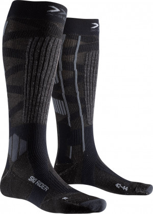 Носки X-Socks Ski Rider Silver 4.0 Men G163 dark grey melange/black 