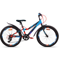 Велосипед Aist Rocky Junior 1.0 24" синий рама: OS (2026)