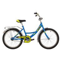 Велосипед Novatrack Urban 20" (без доп. колес) синий (2022)