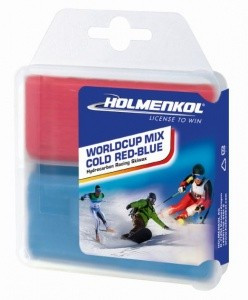Набор парафинов Holmenkol Worldcup Mix Cold red/blue (24127) 