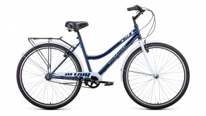 Велосипед ALTAIR CITY 28 low 3.0 темно-синий/белый рама: 19&quot; (2022) 