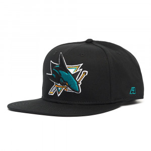 Бейсболка Atributika&amp;Club NHL San Jose Sharks Snapback черная (58 см) 31088 