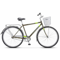 Велосипед Stels Navigator-300 С 28" Z010 оливковый рама: 20" (2023)