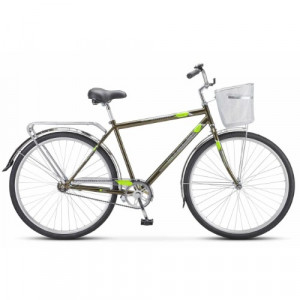 Велосипед Stels Navigator-300 С 28&quot; Z010 оливковый рама: 20&quot; (2023) 