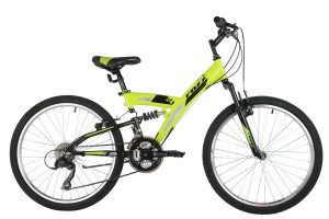 Велосипед Foxx Attack 24&quot; зеленый (2021) 