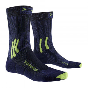 Носки X-Socks Trek Pioneer Midnight Blue Melange/Blue/Lime 