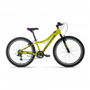 Велосипед Forward Twister 24 1.0 зеленый/фиолетовый рама: 12&quot; (2023) 
