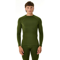 Футболка мужская с длинным рукавом Accapi Polar Bear Long Sleeve Shirt Military Green/Black