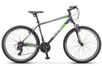Велосипед Stels Navigator-590 V 26" K010 серый/салатовый (2021)