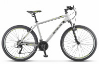 Велосипед Stels Navigator-590 V 26" K010 серый/салатовый (2021)