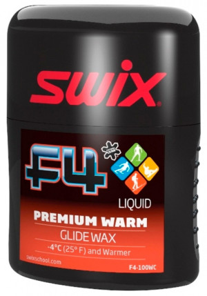 Мазь скольжения Swix Liquid Premium Warm эмульсия 100 мл (F4-100NW) 