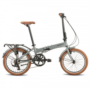 Велосипед Aspect Borneo 7 20" серый (2026) 