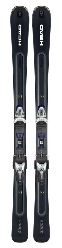 Горные лыжи Head Shape e-V10 SW AMT-PR black-white + креп PROTECTOR PR 11 GW BRAKE 95 [P] (2023)