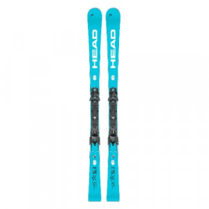 Горные лыжи Head WC Rebels e-SL Pro SW RP WCR 14 + креп. FF 11 GW Brake 85 [D] speedblue (2025) 