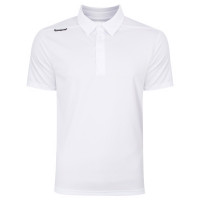 Футболка BAUER EU SPORT POLO SMU SR - WHT (2021)