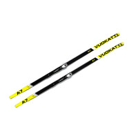 Беговые лыжи Vuokatti с креплением NNN Step-in (Step) black/yellow 170 см