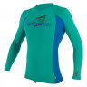 Гидромайка детская длинный рукав O'Neill YOUTH PREMIUM SKINS L/S RASH GUARD teal/blue S20 (4174 GM6) - Гидромайка детская длинный рукав O'Neill YOUTH PREMIUM SKINS L/S RASH GUARD teal/blue S20 (4174 GM6)