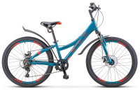 Велосипед Stels Navigator 430 MD 24 V010 неоновый/синий рама: 11.5" (2021)