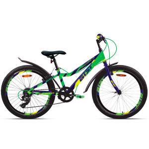 Велосипед Aist Rocky Junior 1.0 24" черный рама: OS (2026) 
