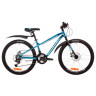 Велосипед Novatrack Prime 18.D 24" синий металлик рама: 11" (2024) - Велосипед Novatrack Prime 18.D 24" синий металлик рама: 11" (2024)